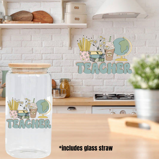 Teacher Earth Tone Tumbler